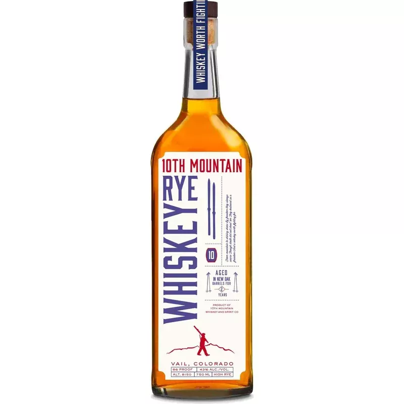 10th Mountain Rye Whiskey 750 mL