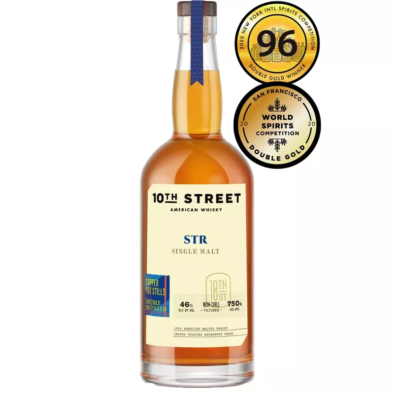 10th Street Distillery Straight American Single Malt Whiskey