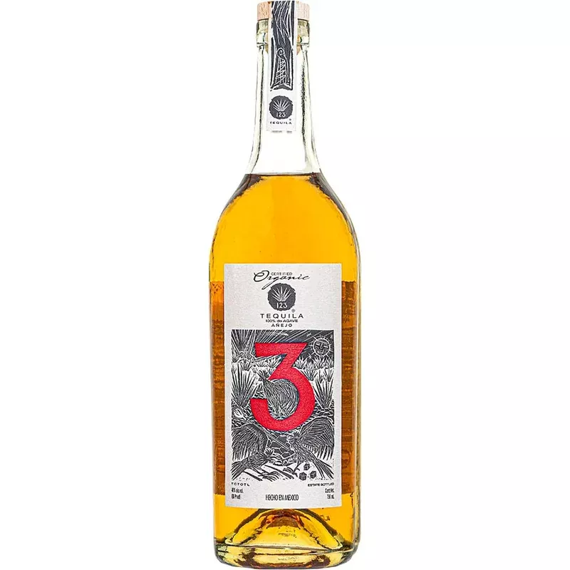 123 Organic Anejo Tequila 750 mL