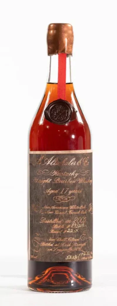 [No Box] A. Altschuler and Co. 18 Year Kentucky Bourbon – New American and New French Oak Cask Finish