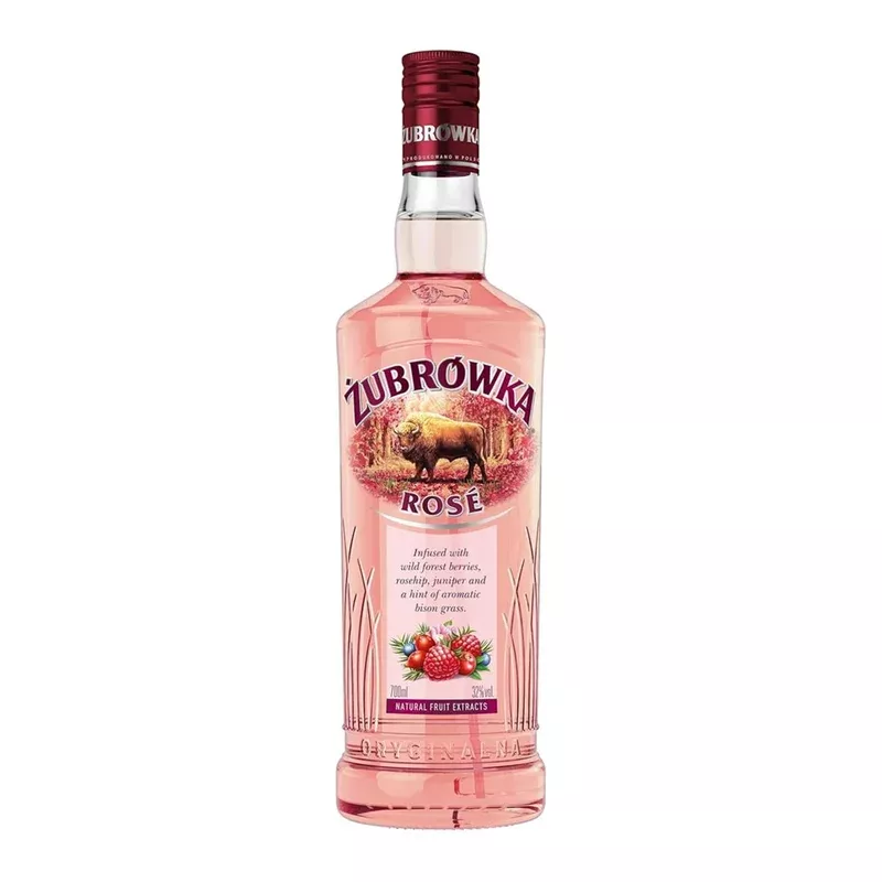 Zubrowka Rose Flavoured Vodka 70cl